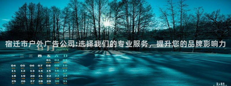 杏宇平台登陆：宿迁市户外广告公司:选择我