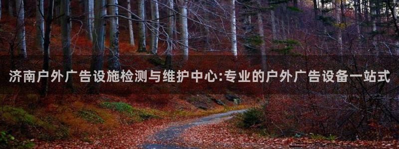 杏宇平台总代理：济南户外广告设施检测与维