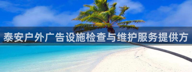 杏宇平台登录步骤是什么：泰安户外广告设施检查与维护服务提供方