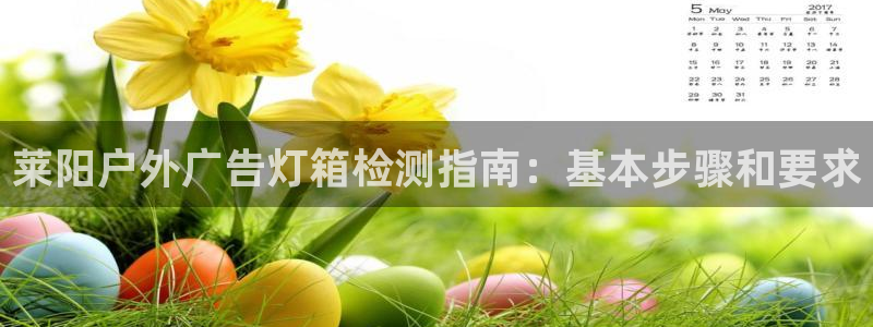 杏宇平台登录步骤图：莱阳户外广告灯箱检测指南：基本步骤和要求
