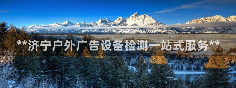 杏宇平台代理怎么赚钱：**济宁户外广告设备检测一站式服务**
