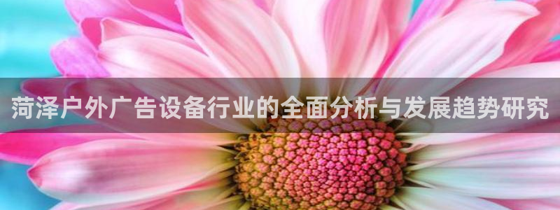 杏宇平台代理怎么样赚钱：菏泽户外广告设备行业的全面分析与发展趋势研究